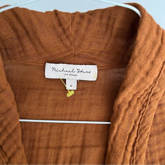 Michael Stars Dana Gauzy Lightweight Cotton Blazer Size Small - Picture 2 of 7